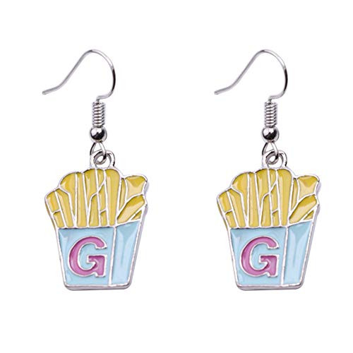Cute French Fries Dangle Earrings Hook Mini Food Drop Earrings for Girls  French fries