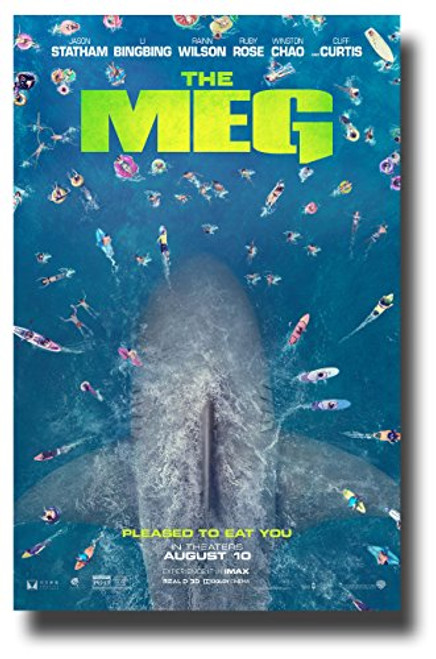 The Meg Poster Movie Promo 2018 11 x 17 inches Megalodon Swimmers The Meg Poster Movie Promo 2018 11 x 17 inches Megalodon Swimmers