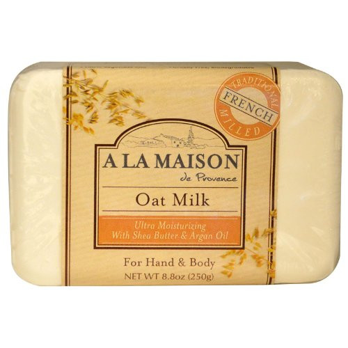 A La Maison Hand and Body Bar Soap - Oat Milk 8.8 oz 250 grams Bar S A La Maison Hand and Body Bar Soap - Oat Milk 8.8 oz 250 grams Bar S