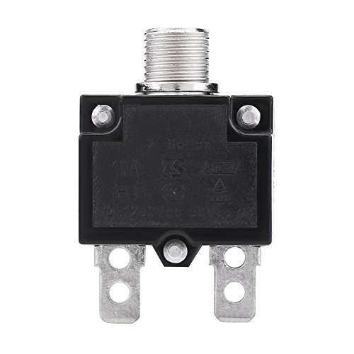 Akozon AC 125 250V Reset Thermal Switch Circuit Breaker Over Current Overload Protector for Generator  10A