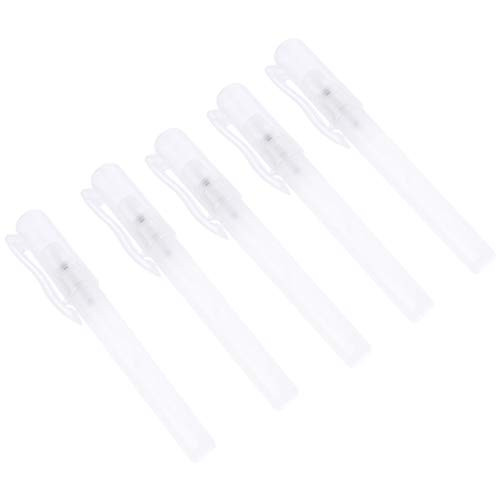 EXCEART 5Pcs Travel Perfume Spray Bottle 5ML Empty Refillable Mini Atomizer Spritzer Fine Mist Sprayers for Home Office Travel