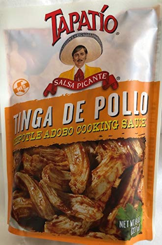 TAPATIO Tinga De Pollo Chipotle Adobo Cooking Sauce 1-8 OZ  227 g  Pouch  med