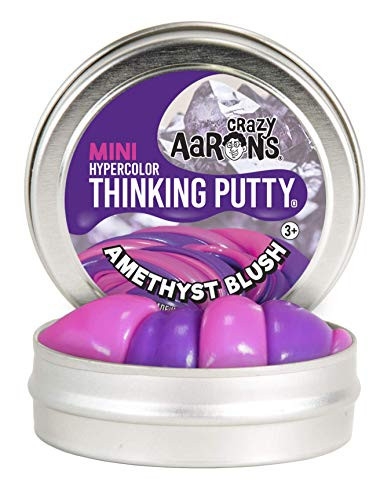 Crazy Aarons Thinking Putty 2 inch Mini Tin - Amethyst Blush .47 oz
