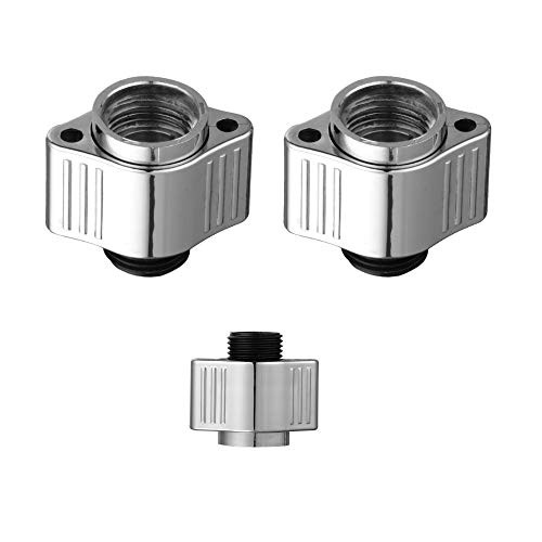 REWEE Shut Off Valve Abs Shower Head Valve with Handle Lever G1 2 Water Flow Control Valve Regulator Chrome