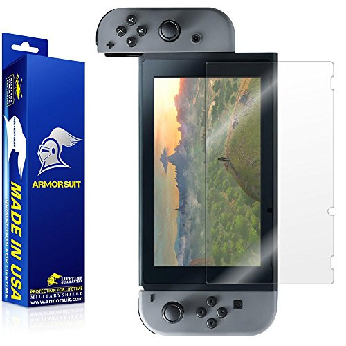 ArmorSuit MilitaryShield Screen Protector for Nintendo Switch -  Max Coverage  Anti-Bubble HD Clear Film