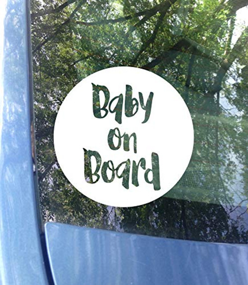 ORIGINAL Baby on Board Car Decal Safety Bumper Sticker 6 inchx6 inch Color Options ORIGINAL Baby on Board Car Decal Safety Bumper Sticker 6 inchx6 inch Color Options