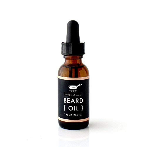 Natural Beard Oil - Original Scent  1 fl oz  Handmade with Organic Argan and Jojoba Oil