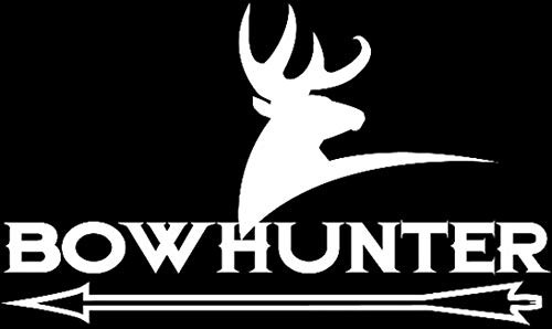 Bow Hunter Hunting Decal Vinyl Sticker Cars Trucks Vans Walls Laptop White 7.5 X4.4 in DUC109 Bow Hunter Hunting Decal Vinyl Sticker Cars Trucks Vans Walls Laptop White 7.5 X4.4 in DUC109