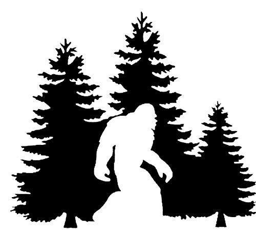 Bigfoot in Trees Funny Decal Vinyl Sticker Cars Trucks Vans Walls Laptop Black 5.5 x 4.8 in DUC541 Bigfoot in Trees Funny Decal Vinyl Sticker Cars Trucks Vans Walls Laptop Black 5.5 x 4.8 in DUC541