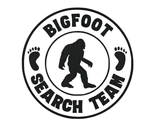 Bigfoot Search Team Funny Decal Vinyl Sticker Cars Trucks Vans Walls Laptop Black 5.5 x 5.5 in DUC551 Bigfoot Search Team Funny Decal Vinyl Sticker Cars Trucks Vans Walls Laptop Black 5.5 x 5.5 in DUC551