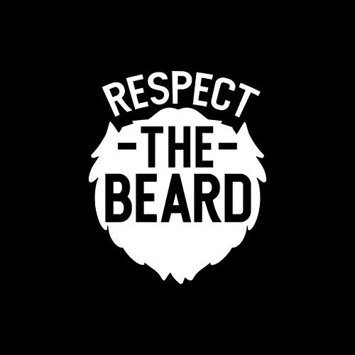 Respect The Beard Decal Vinyl Sticker Cars Trucks Vans Walls Laptop White 5.5 x 4.6 in DUC906 Respect The Beard Decal Vinyl Sticker Cars Trucks Vans Walls Laptop White 5.5 x 4.6 in DUC906