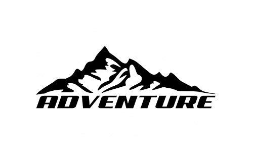 LLI Mountain Adventure Decal Vinyl Sticker Cars Trucks Vans Walls Laptop Black 7.5 x 2.6 in LLI1627 LLI Mountain Adventure Decal Vinyl Sticker Cars Trucks Vans Walls Laptop Black 7.5 x 2.6 in LLI1627