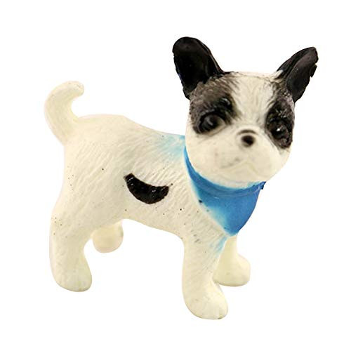 Blackzone Mini Cartoon Dog Puppy Model Toy1 12 Simulation Dollhouse Miniature Home Decor B 3cm