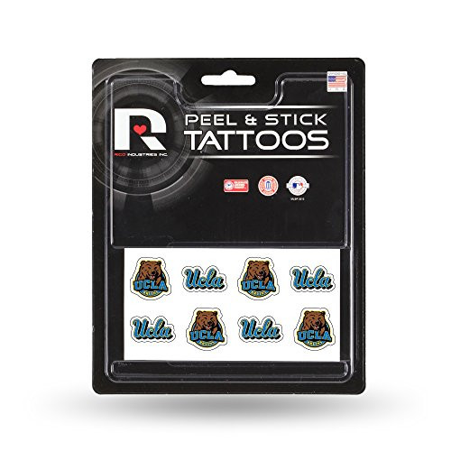 Rico Industries NCAA UCLA Bruins Face Tattoos 8-Piece Set