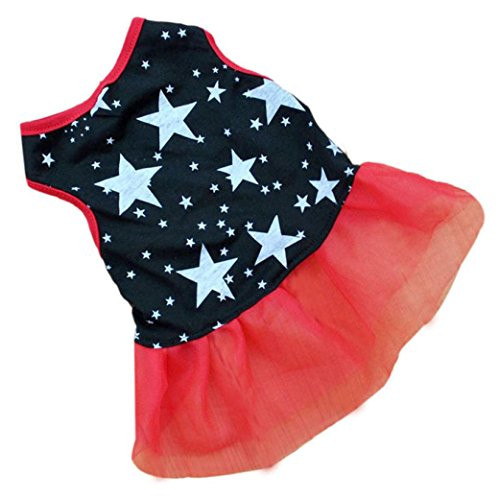 Howstar Pet Dress Dog Princess Clothes Puppy Vest Skirt Doggie Pet Apparel for Summer S Black Howstar Pet Dress Dog Princess Clothes Puppy Vest Skirt Doggie Pet Apparel for Summer S Black