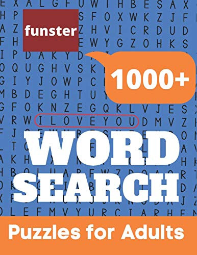 Funster 1000plus  Word Search Puzzles for Adults Word Search Book for Adults with a Huge Supply and Solutions of Puzzles   Giant Puzzles Get An Extra ... Big Challenge Word Search for Adults