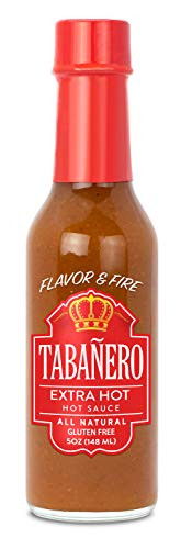 Tabañero Extra-Hot Hot Sauce Gluten Free 5oz. Bottle