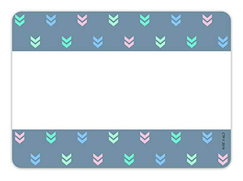 Creative Teaching Press Calm  and  Cool Colorful Mini Chevrons Name Tag Labels Adhesive CTP 8706