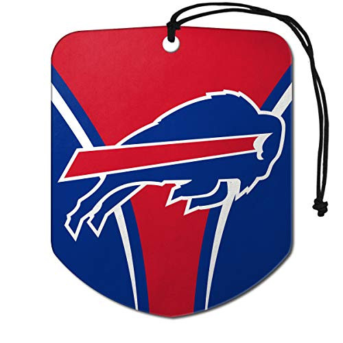 FANMATS NFL Buffalo Bills Air Fresheners2 Pack Shield Design Air Fresheners Team Colors One Size