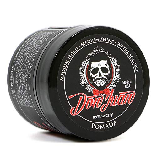 Don Juan Pomade Mini 1oz - Medium High Hold - Medium Shine - Water Based - Honey Citrus Scent