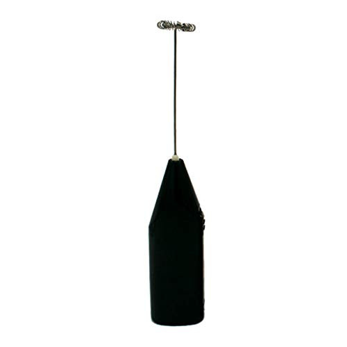 Danish Dough Whisk Stainless Steel Mini Whisk Egg Beater Mini Mixer Handheld Milk Frother Portable Drink Mixer Electric Stick Blender  Black