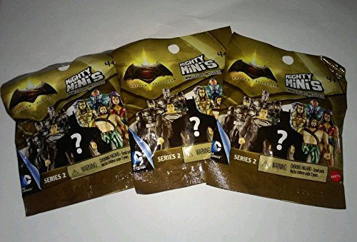 BATMAN V SUPERMAN MIGHTY MINIS SERIES 2 DC COMICS 3 BLIND UNOPENED PACKS Random G14E6GE4R-GE 4-TEW6W229616