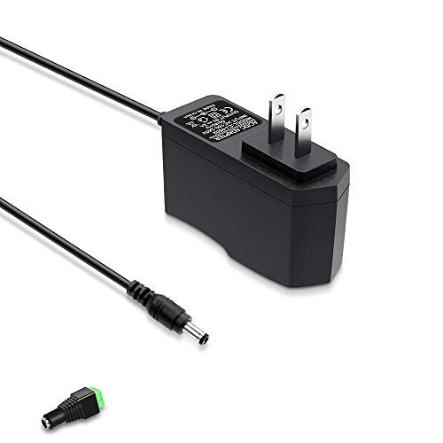 JOVNO 5V 2A Power Adapter DC 5V 2000mA 10W Power Supply Cord 100-240V AC to DC 5 Volt 2amp 1.5A 1A Converter Transformer 5.5x2.5mm Tip for WS2812B WS2811 LED Pixels WiFi Camera Wireless Router