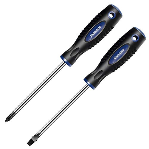 Kinswood KLTH009 Phillips  and  Flat Head 2 Piece Precision Tip Screwdriver Set