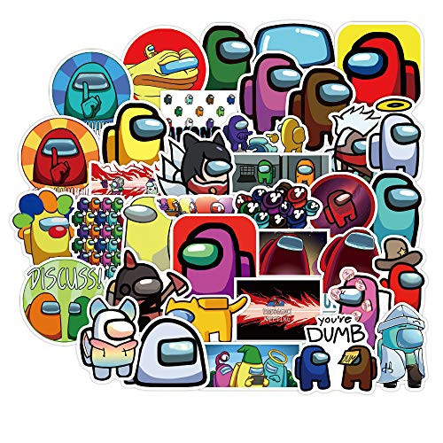 50 Pcs Vinyl Among Us Stickers Waterproof Among Us Sticker Pack for Water Bottle Hydro Flask Laptop Skateboard Luggage Bike Car 50 Pcs Vinyl Among Us Stickers Waterproof Among Us Sticker Pack for Water Bottle Hydro Flask Laptop Skateboard Luggage Bike Car