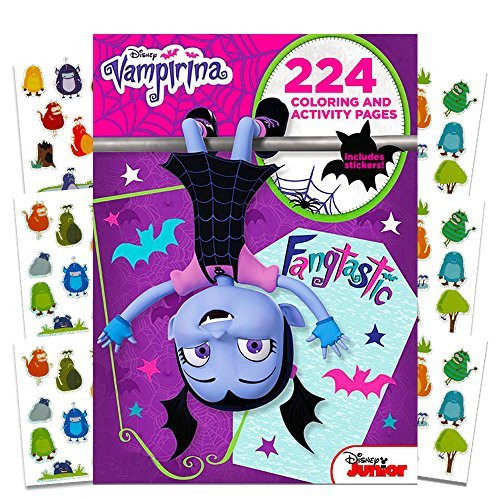 Disney Vampirina Giant Coloring Book Set with Stickers (Vampirina Toys, Party Supplies)