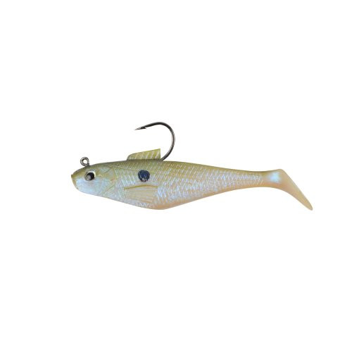 Berkley PowerBait Pre-Rigged Swim Shad Silver Shad 3 inch  5 Count