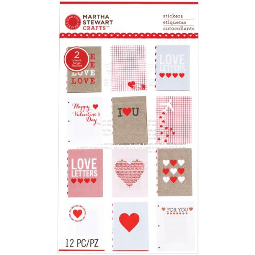 Martha Stewart Crafts Lovenotes Layered Mailbox Stickers