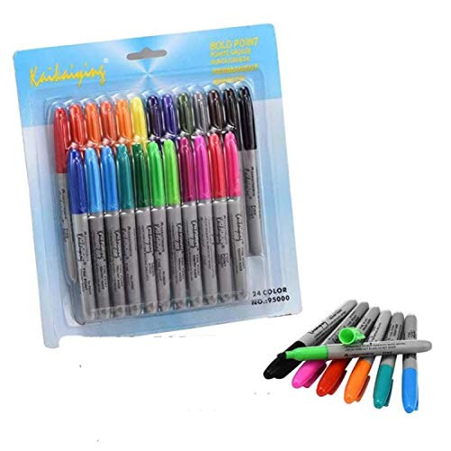 Ultra Clean Broad Line Markers 24 Classic Colors Stocking Stuffers for Kids Ultra Clean Broad Line Markers 24 Classic Colors Stocking Stuffers for Kids