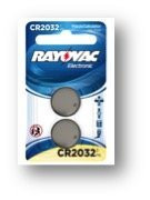 Rayovac Lithium Ion CR2032 3-Volt Coin Cell Battery