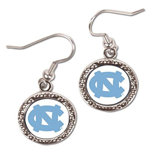 University of North Carolina UNC Tar Heels Oval Earrings