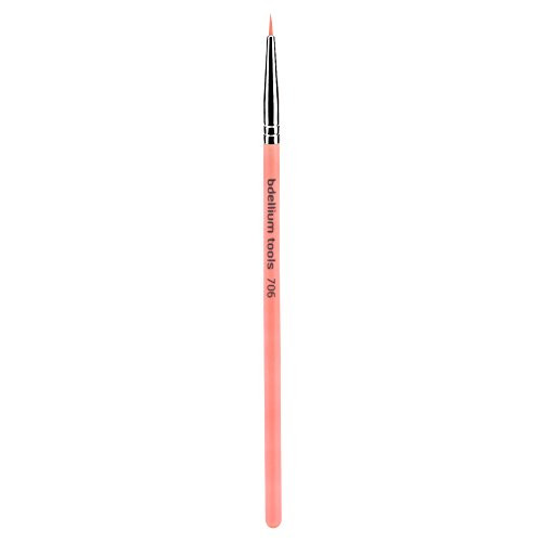 Bdellium Tools Professional Eco-Friendly Makeup Brush Pink Bambu Series - Fine Point Eyeliner 706
