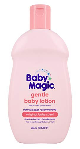 Baby Magic Gentle Baby Lotion 9oz Vitamins  and  Aloe Free of Parabens Phthalates Sulfates and Dyes Camellia Oil  and  Marshmallow Root