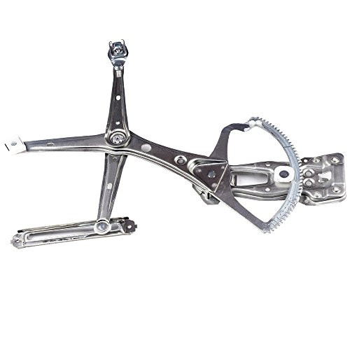 Power Window Lift Regulator on Front Left Driver Side Replacement for 2000-2002 Mercedes-Benz E320 E430 E55 1998-1999 E300D E320 E430 1999 E55 AMG 1997 E300D E320 E420 NO Motor Assembly 2107201146