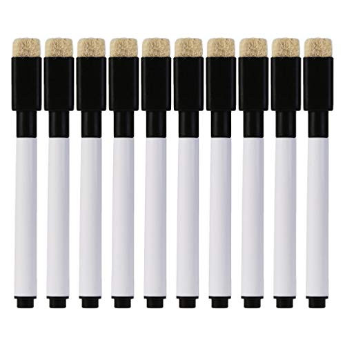 Tyjie Pen 10 Pcs Magnetic Whiteboard Erasable Marker Office School Stationery Supplies for Student