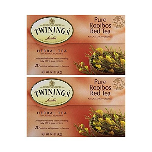 Twinings Tea Red African Rooibos Tea 20 ct  Pack of 2