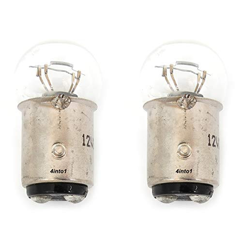 Set of 2 Mini 1157 Turn Signal Bulbs - Dual Filament - Clear