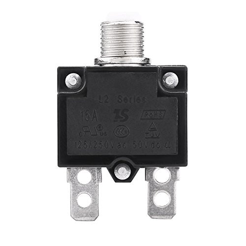 Akozon AC 125 250V Reset Thermal Switch Circuit Breaker Over Current Overload Protector for Generator  15A