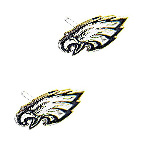 aminco Philadelphia Eagles Post Stud Earring Set Charm Gift NFL aminco Philadelphia Eagles Post Stud Earring Set Charm Gift NFL