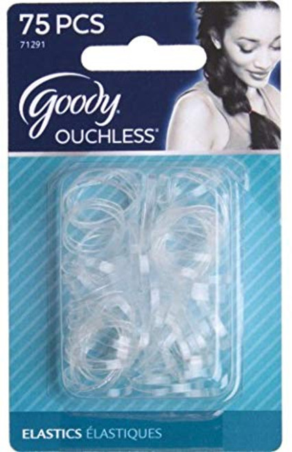 Goody Ouchless Mini Crystal Polyband Elastics 75 ea  Pack of 3