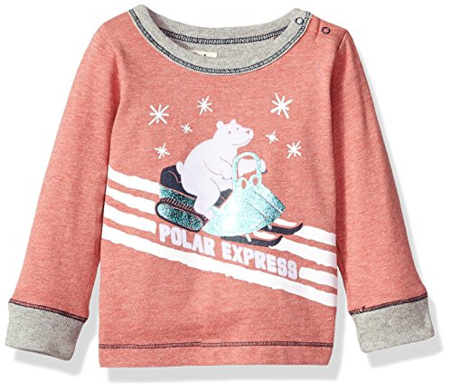 Hatley Baby Boys Mini Graphic Long Sleeve Tee Polar Express 6-9M