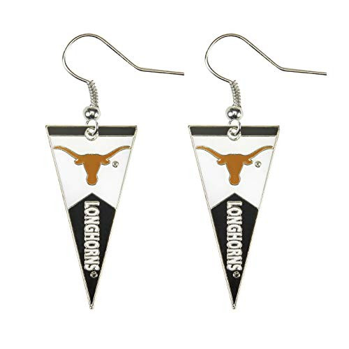 Aminco NCAA Texas Longhorns Pennant Earrings
