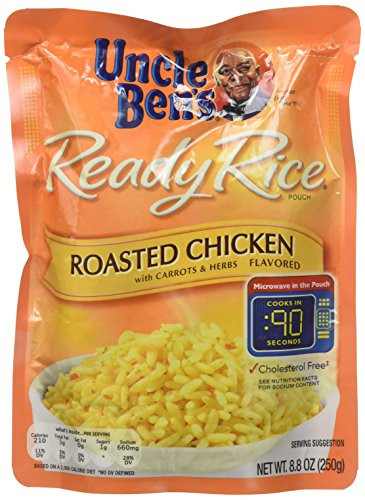 Uncle Bens Roasted Chicken Ready Rice Pouch - 8.8 oz