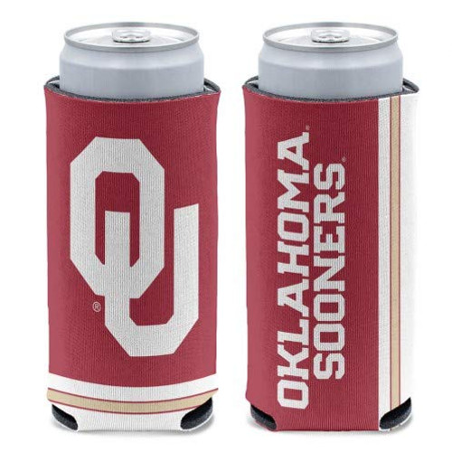 NCAA Oklahoma Sooners Slim Can Cooler Team Colors One Size NCAA Oklahoma Sooners Slim Can Cooler Team Colors One Size