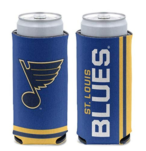 WinCraft NHL St. Louis Blues Slim Can Cooler Team Colors One Size