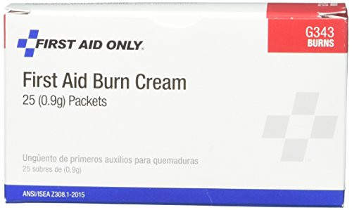 Pac-Kit by First Aid Only 13-125 First Aid Burn Cream 0.9 gm Packet  Box of 25